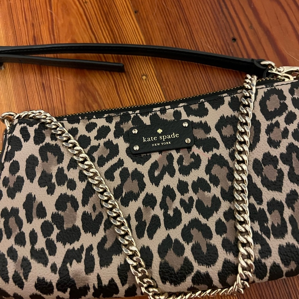 kate spade leopard crossbody